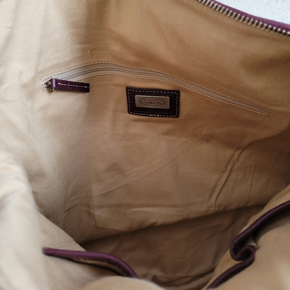 TALBOTS Large Pebbled Leather Shoulder Bag Excellent Condition - Picture 7 of 8